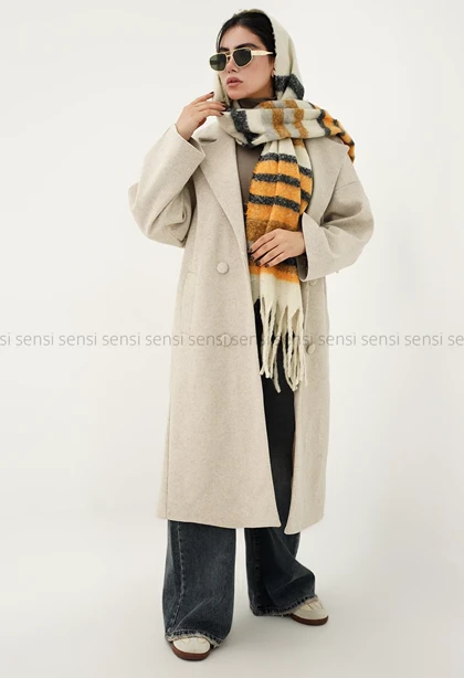 پالتو فوتر 4دکمه آستر دارکد1004548