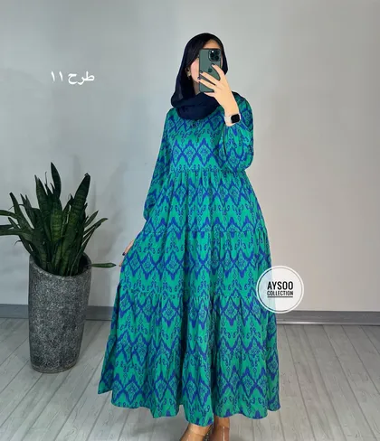 پیراهن طرحدار مزونی 57