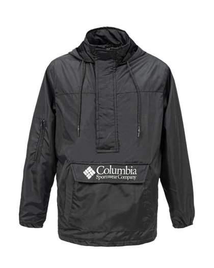 سویشرت مردانه بادگیر ضد باران کلمبیا رنگ مشکی کد 24555