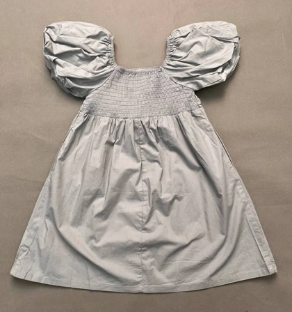 پیراهن دخترانه آستین پفی Puff Sleeve Dress