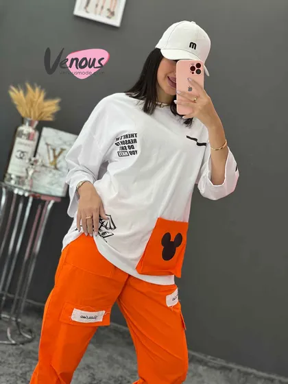 ست بلوز شلوار طرح MICKEY MOUSE
