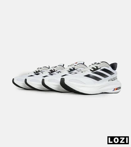 کفش کتانی مردانه و زنانه سفید مشکی Adidas Adizero