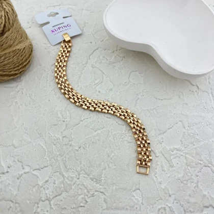 دستبند زنانه طرح رولکس با رنگ ثابت و ضد حساسیت