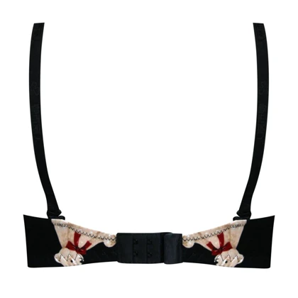 ست پوش آپ فنردار کد 104689-14 مشکی خرسی(طرح خرس کامل چاپ نشده مثل عکس )