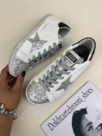 کتانی ونس زنانه گولدن گوس اس استار رویه تمام لمه GOLDEN GOOSE SSTAR کد 1661