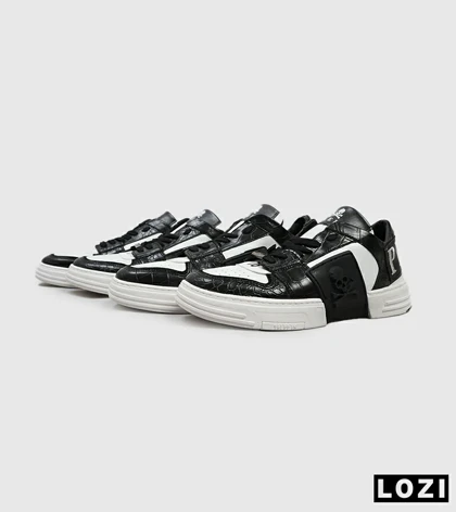 کفش اسنیکرزمشکی سفید PHILIPP PLEIN
