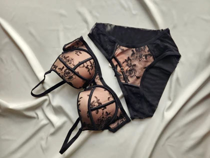 ست شورت و سوتین جکدار فنردار اروپایی کد: 1732