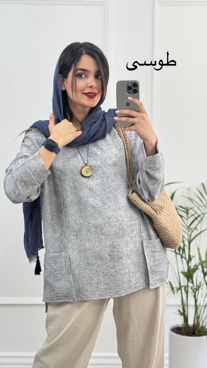 مانتو شومیزی روژین