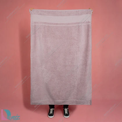 حوله حمامی طرح ژولیت رنگ کالباسی