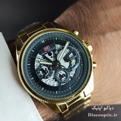 ساعت مچی مردانه اورجینال موتور ژاپنی برند مینی فوکوس سه موتور مدل Mf0490G.04