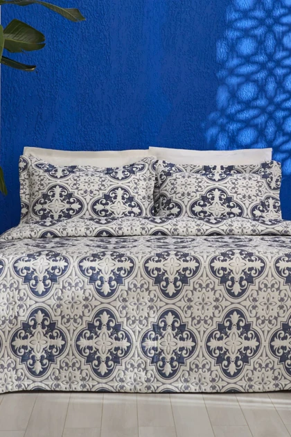 روتختی دو نفره Karaca Home مدل Bluva پلی‌استر - آبی