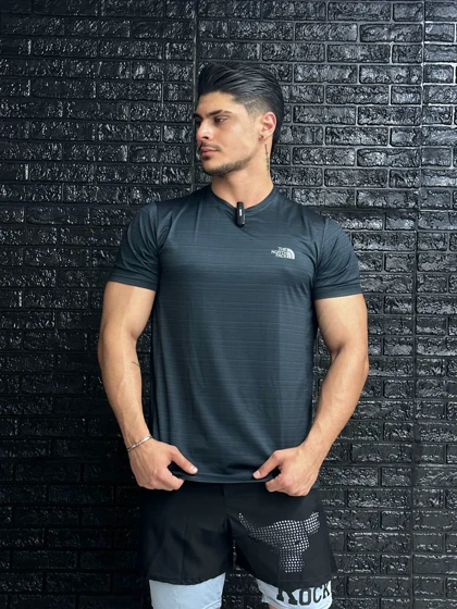 تیشرت بدنسازی نورس فیس با 4 رنگ خفن🤩