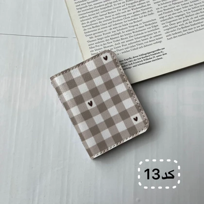 جاکارتی جیبی دخترانه و یونیسکس 2 چرم مصنوعی فانتزی 6 جای کارت ابعاد 107