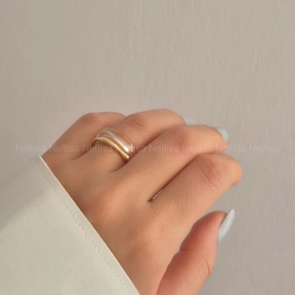 ست انگشتر حلقه‌ای زنانه - کد 8717