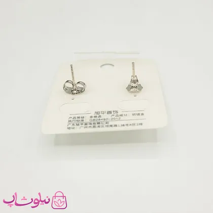 گوشواره میخی ژوپینگ طرح دانه برف