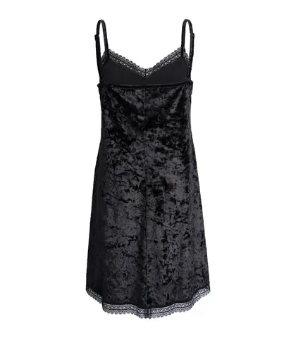 پیراهن بندی مخمل Neev نیو کد 4603 مشکی Black