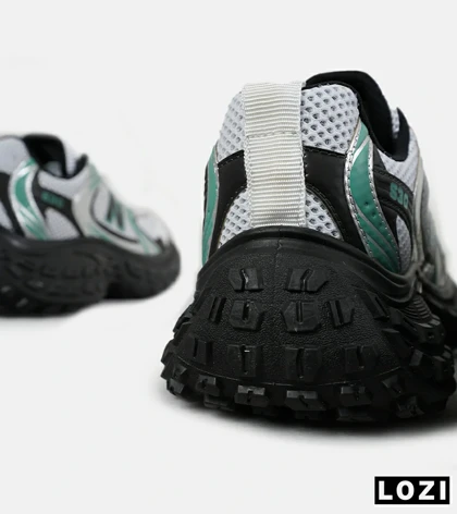 کفش کتانی مردانه و زنانه سفید سبز مشکی NEW BALANCE 530 V02