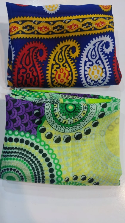 روسری زنانه نخی طرحدار