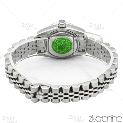 ساعت رولکس دیت جاست زنانه تمام نقره ای 105910