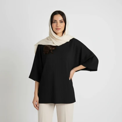 بلوز آستین کوتاه زنانه AM270