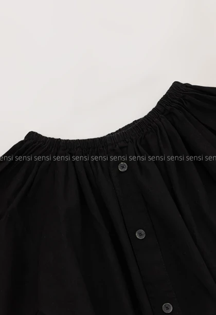 نیم‌تنه کتان سرشانه کش کد1005089