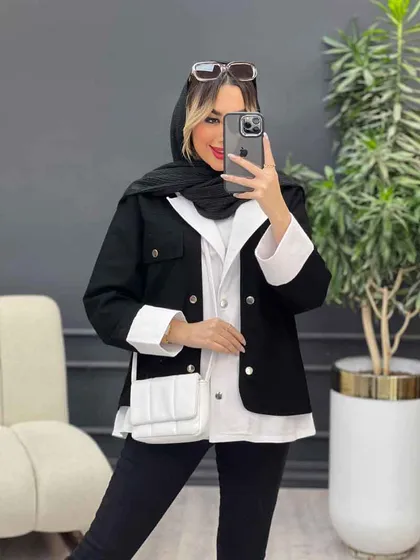مانتو ترکیبی نورا