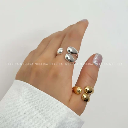 انگشتر زنانه ترند طرح حبابی