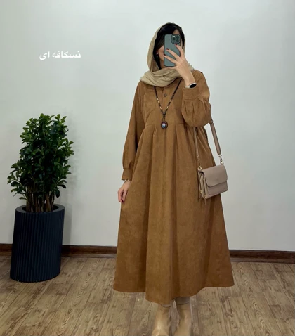 پیراهن مانتویی ترگل 2(ایراد دار)