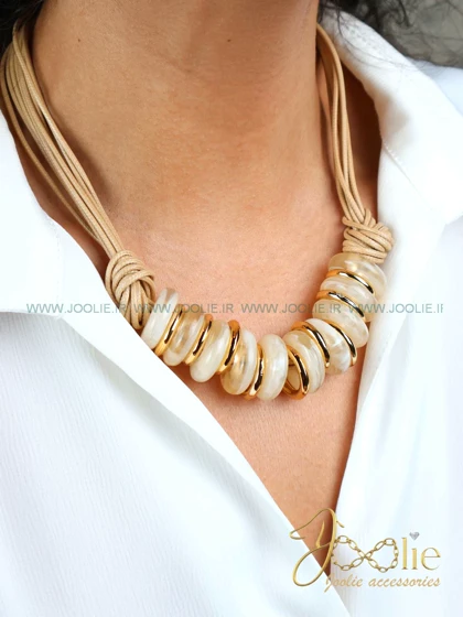گردنبند زنانه مدل ریسمون کد N3140