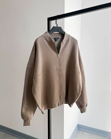 سویشرت خاکی برند BOOHOO