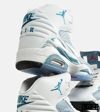 کفش کتانی ساق‌دار مردانه سفید فیلی Nike air jordan 6 مدل 5930