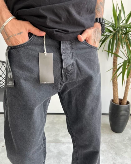 شلوار بگ استایل ذغالی ساده Rag&bone