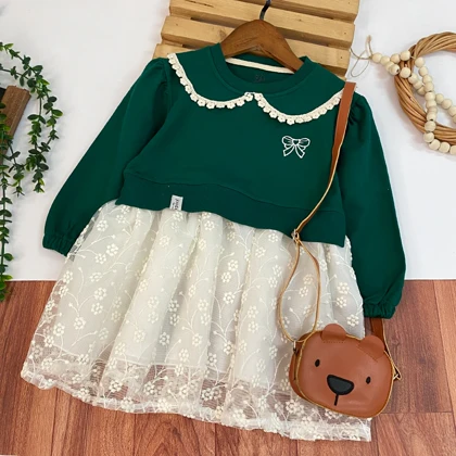 پیراهن دخترانه مدل پریناز2