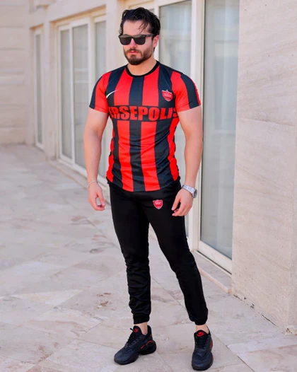 ست تیشرت شلوار مردانه پرسپولیس مدل Forza