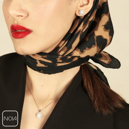 نیم ست نقره مروارید کد 651238