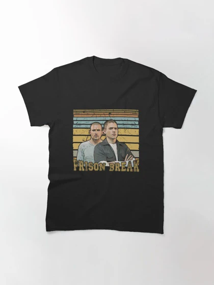 تیشرت prison break طرح Prison Break Retro Vintage کد 202483
