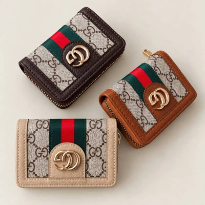 کیف کارت زنانه طرح گوچی (GUCCI)
