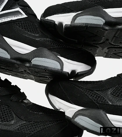 کفش کتانی مردانه و زنانه مشکی سفید NEW BALANCE 9060