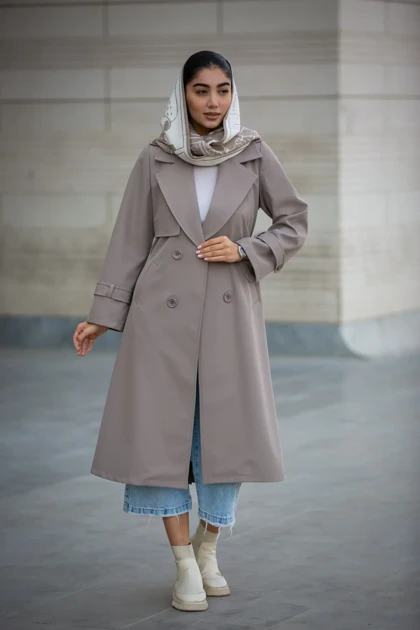 بارانی زنانه بلند کلارا New