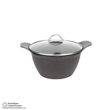 سرویس قابلمه چدن تاپ تفلون مدل موج رویال 8 پارچه