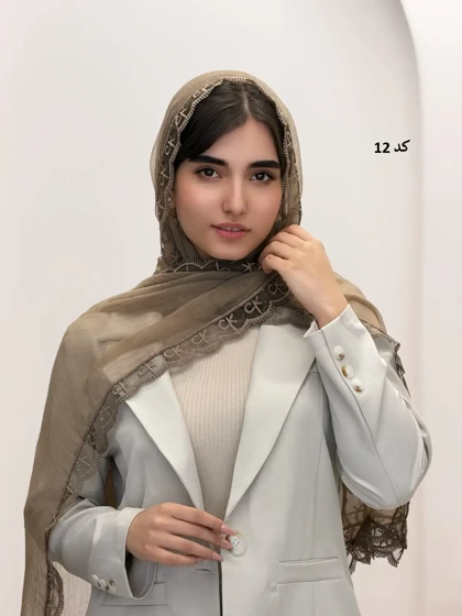 6494-شال حریر ژیوا