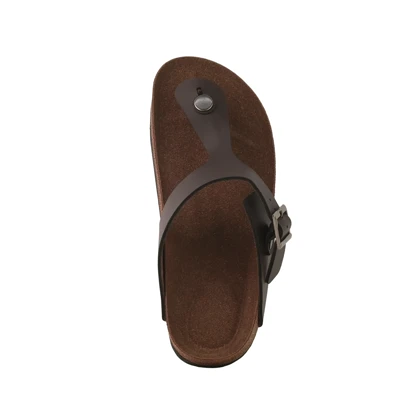 صندل لا انگشتی مدل برکین_قهوه ای کد 1967