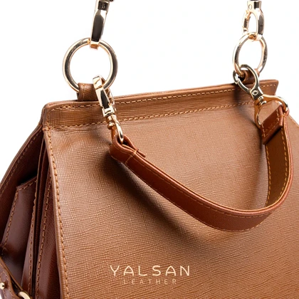 کیف دوشی و دستی زنانه چرم یلسان مدل مارال کد 008-HRM