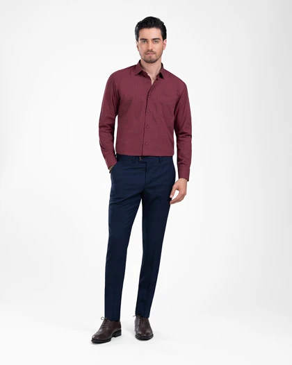 ام کی کالکشن پیراهن آستین بلند mk-22628-red
