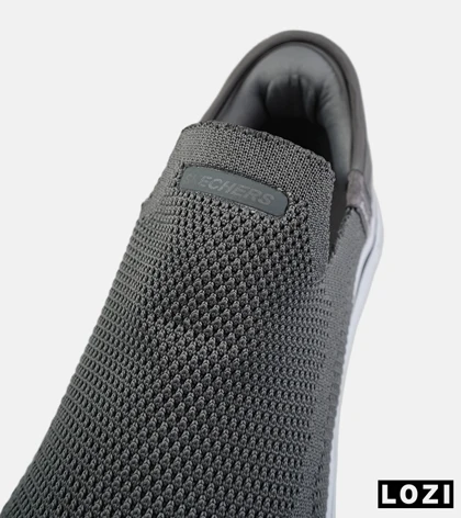 کفش کتانی طبی ورزشی خاکستری SKECHERS Slip-Ins مدل 8858