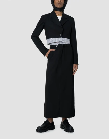 کراپ پایین گتر دار راه راه