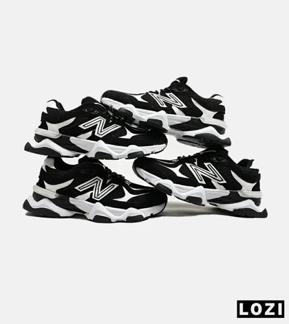 کفش کتانی مردانه و زنانه مشکی سفید NEW BALANCE 9060 مدل 2155