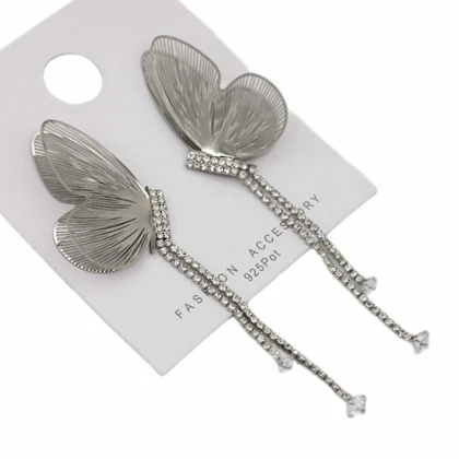 گوشواره زنانه مدل پروانه ای