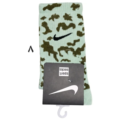 جوراب ساق بلند طرح پلنگی رنگی نخ پنبه اعلا 36-44