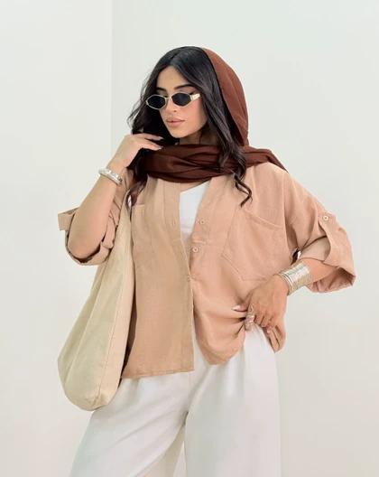 شومیز مچ پاکتی عاطفه(57)کد:5672